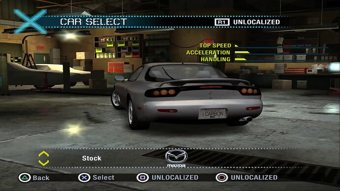 NFS Carbon PS2 Demo