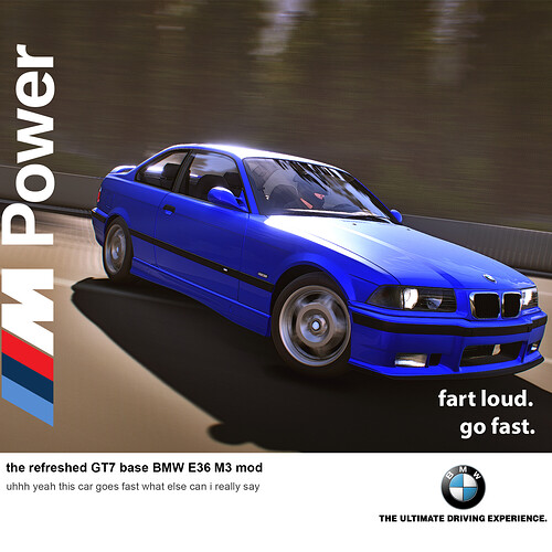 BMW E36 M3 bootleg brochure